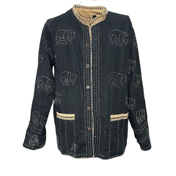 Excellent CONDITION RARE UNIQUE VINTAGE Showstopper WOMEN ORVIS Women's 100% Cot - Picture 7 of 15